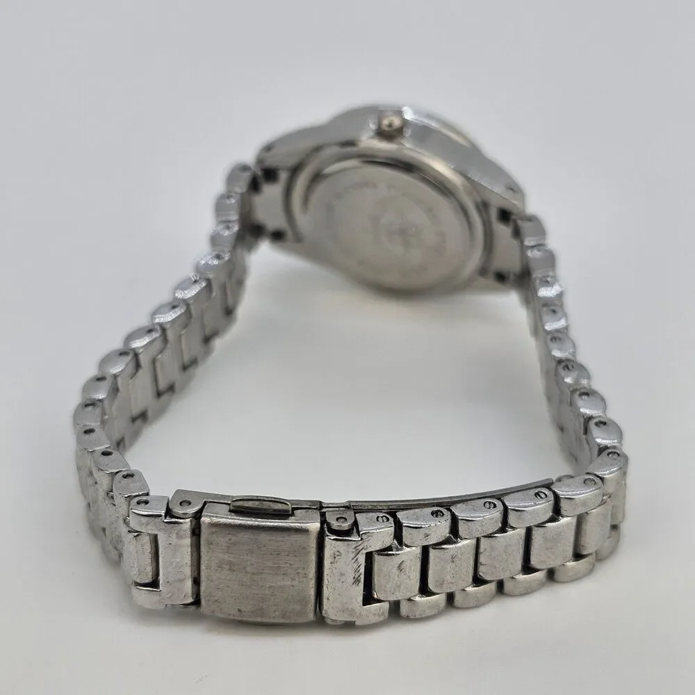 25MM Women's Watch Pink Crystal Dial Pink Gray Bracelet Band‎ 6.5